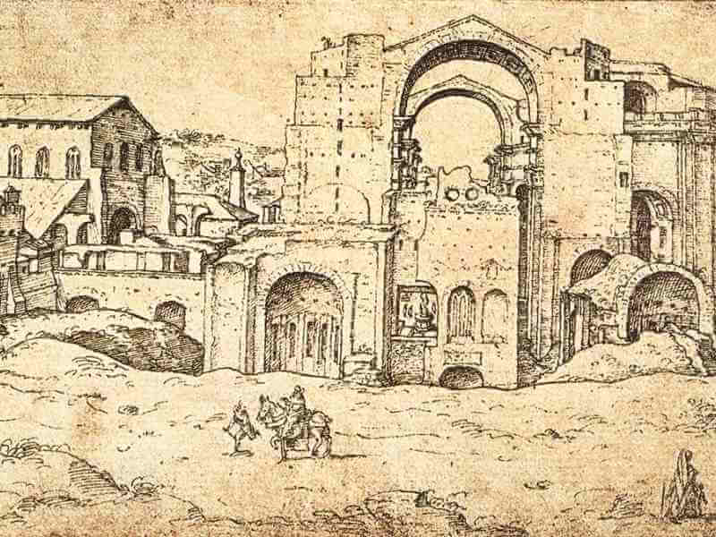 Bau des Petersdoms 1536
