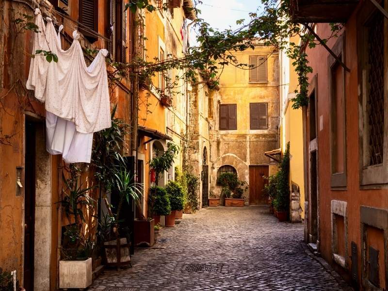 Das Trastevere Viertel in Rom