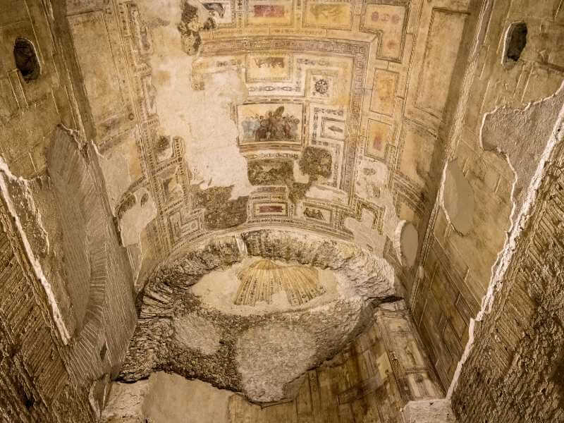 Neros Goldener Tempel - Wandmalereien in der Domus Aurea