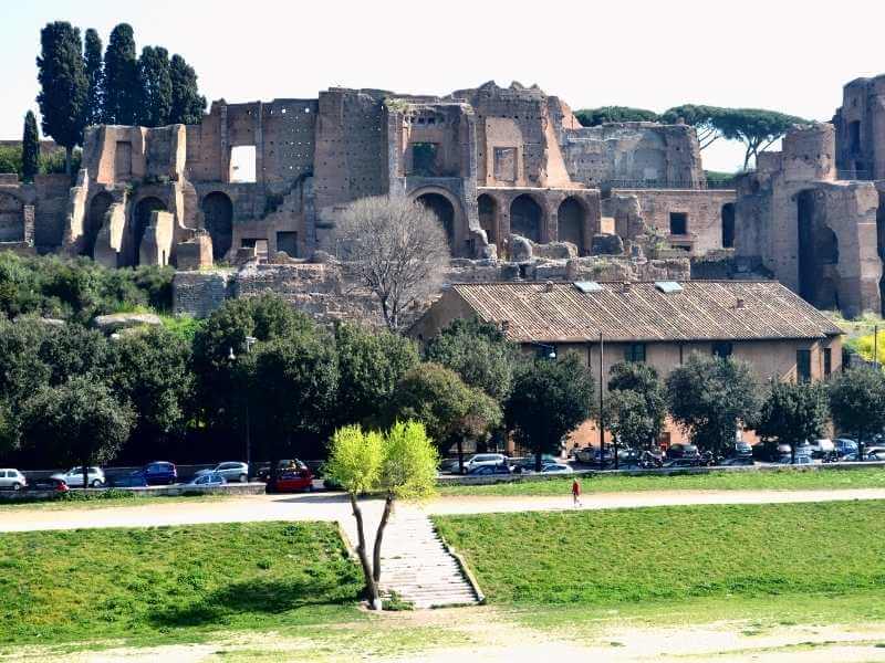 Palatin Hügel am Forum Romanum