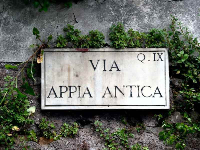 Via Appia Schild