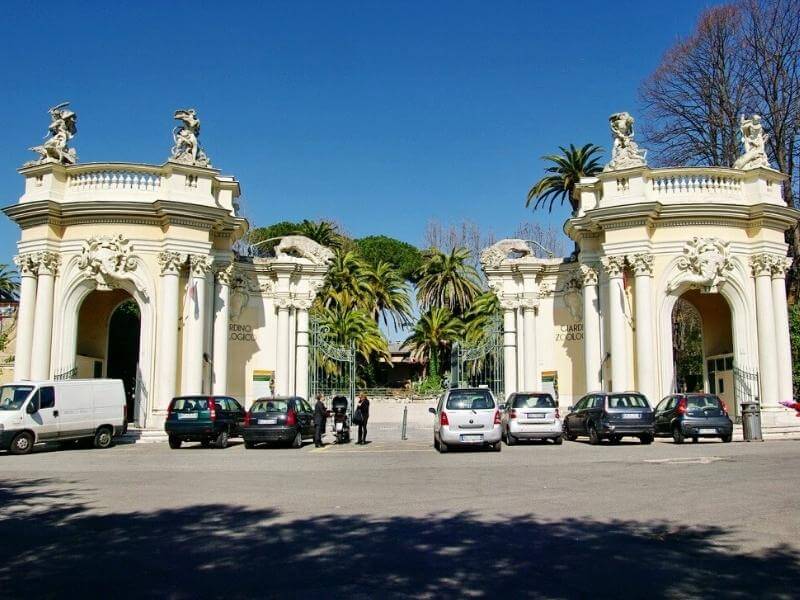 Villa Borghese Zoo in Rom