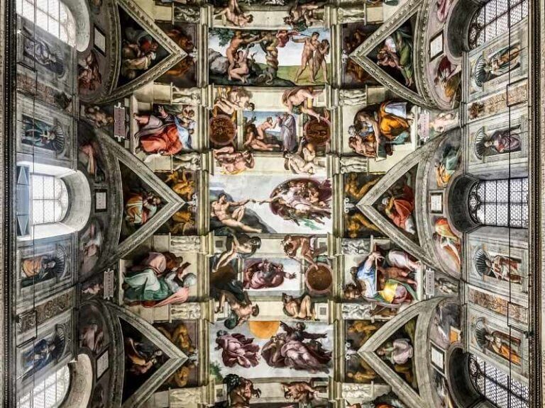 Empireposter Panorama Puzzle – Decke Der Sixtinischen Kapelle Von Michelangelo, 1000 Teile, Format 96x32 Cm