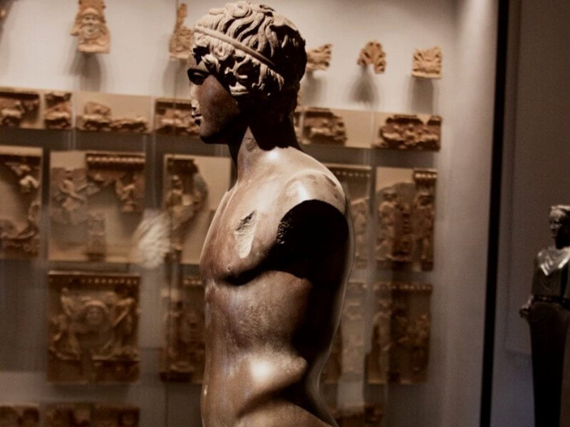 Skulptur im Palatin Museum in Rom