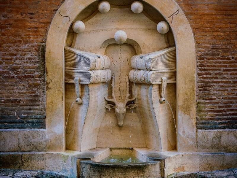 Brunnen der Bücher Rom - Fontana dei Libri