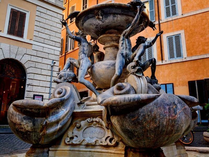 Der Schildkrötenbrunnen in Rom