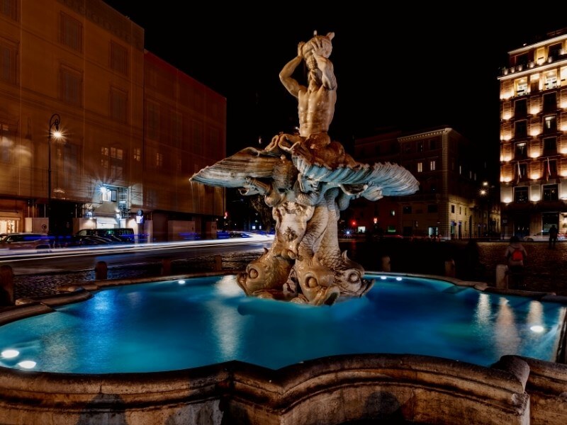 Tritonenbrunnen in Rom