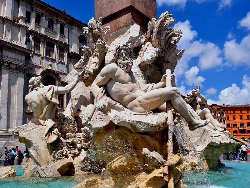 Vierstroemebrunnen in Rom