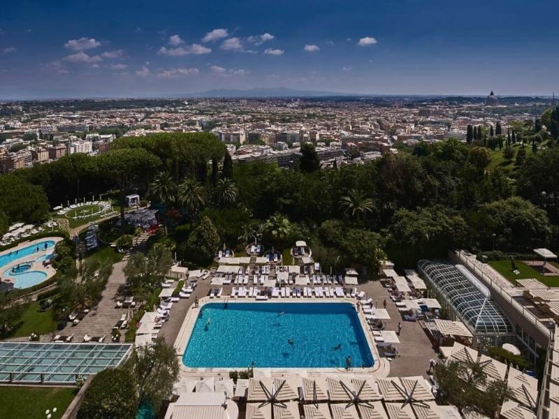 5 Sterne Luxushotel mit Pool - Rome Cavalieri