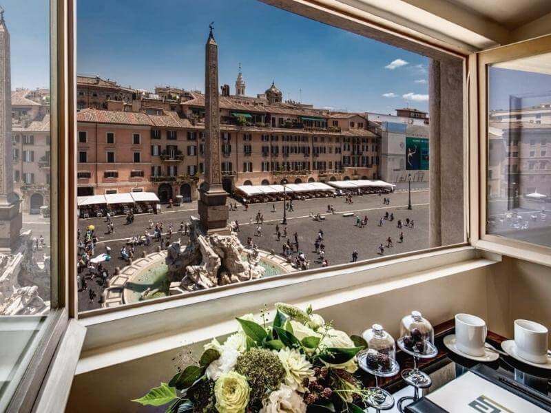 Hotel Eitch Borromini Palazzo Pamphilj mit Dachterrasse in Rom