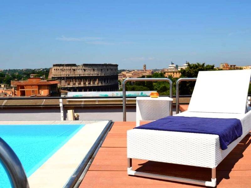 Hotel in Rom mit Pool auf dem Dach - Tipps