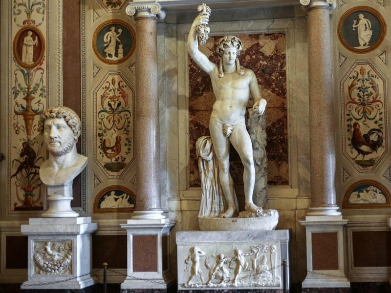 Skulpturen-in-der-Galleria-Borghese-Rom