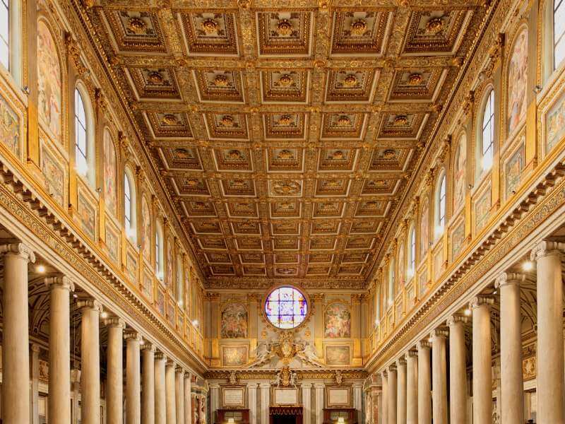 Innenverzierung Basilika Santa Maria Maggiore