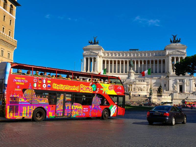 Rom City Sightseeing Bus Hop on hop off