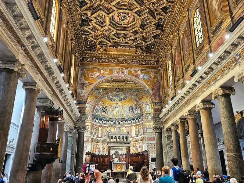 Basilika di Santa Maria in Trastevere Kassetten