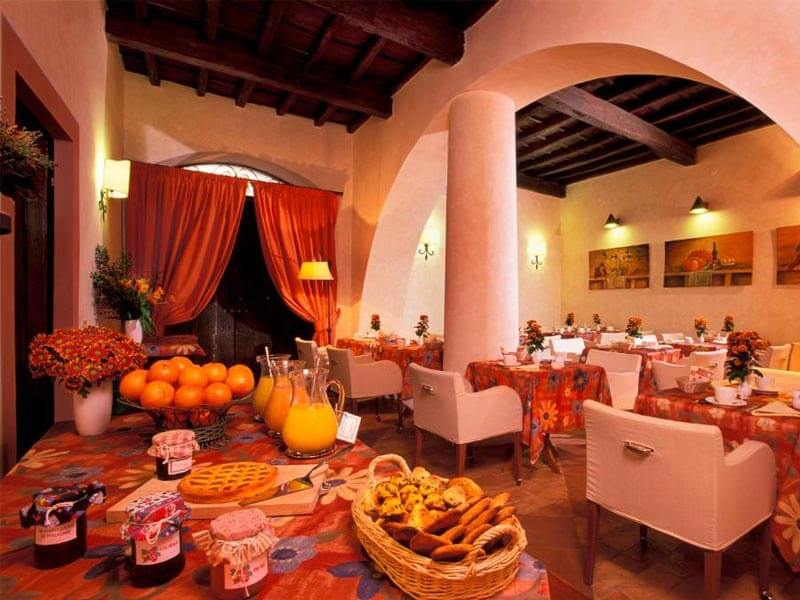 Hotel-Santa-Maria-in-Trastevere-Frühstückssaal