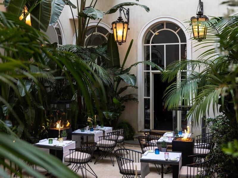 Hotel-Vilòn-Rom-Garten