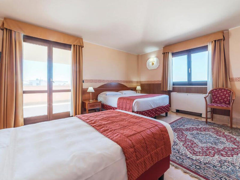 Hotelzimmer-Riviera-Fiumicino-Rom