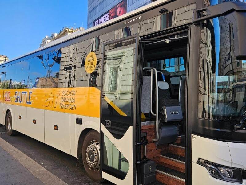 Shutteblus Rom Flughafen hin und zurück