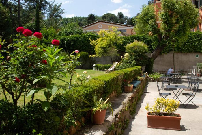 Garten-der-Unterkunft-Villa-Riari-Garden-in-Trastevere