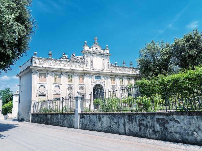 Gebäude der Galleria Borghese Rom