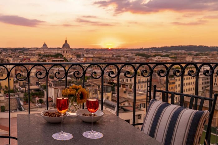 Dachterrasse-Hotel-Scalinita-Di-Spagna-Rom