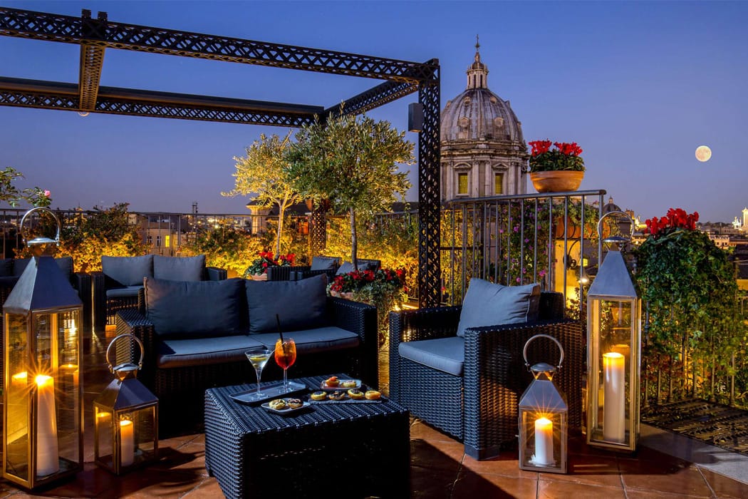 Hotel-Rom-Campo-de'Fiori-Dachterrasse