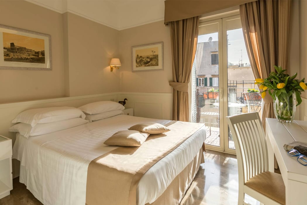 Zimmer-Hotel-Modigliani-Rom-Spanische-Treppe